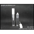 Tube de Gloss lèvres Quadrate transparent & vide AG-LPG34, AGPM emballage cosmétique, couleurs/Logo personnalisé